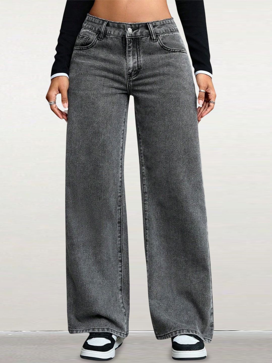 R.Code by The Roadster Life Co. Women Jean Boyfriend Fit High-Rise Stretchable Jeans-picture-26