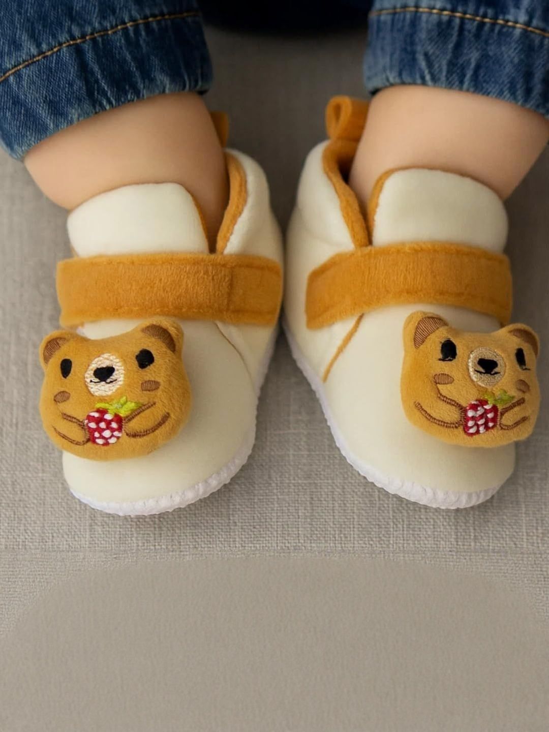NESKA MODA Unisex Kids Cotton Booties-picture-19