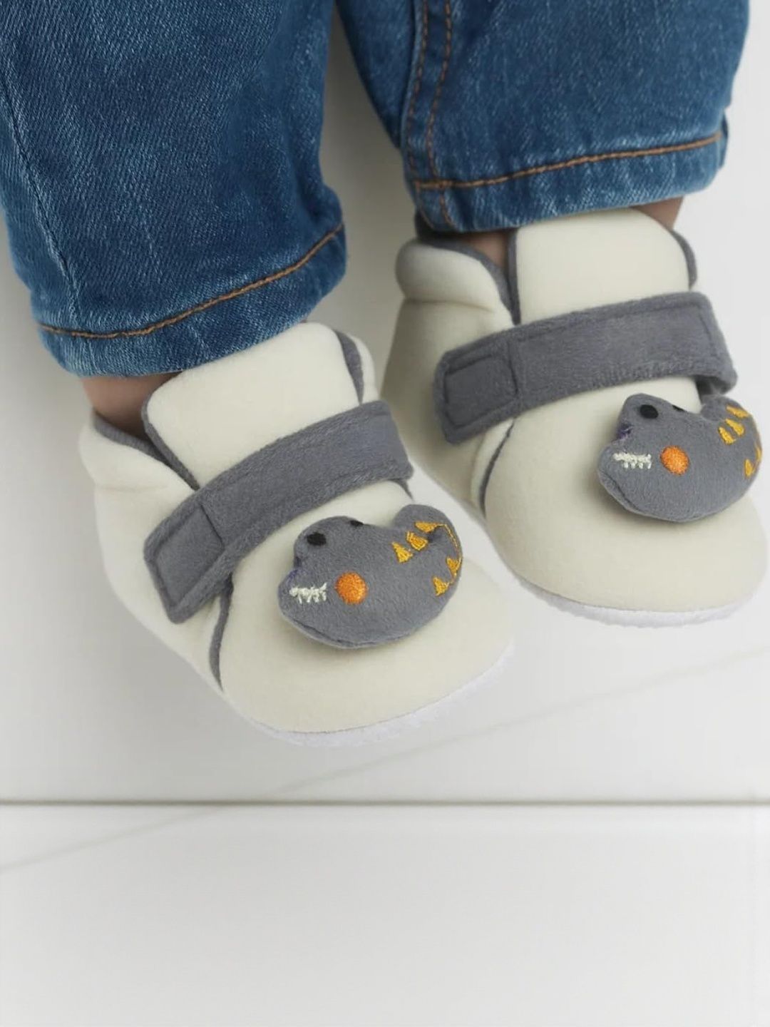 NESKA MODA Unisex Kids Cotton Casual Booties-picture-20