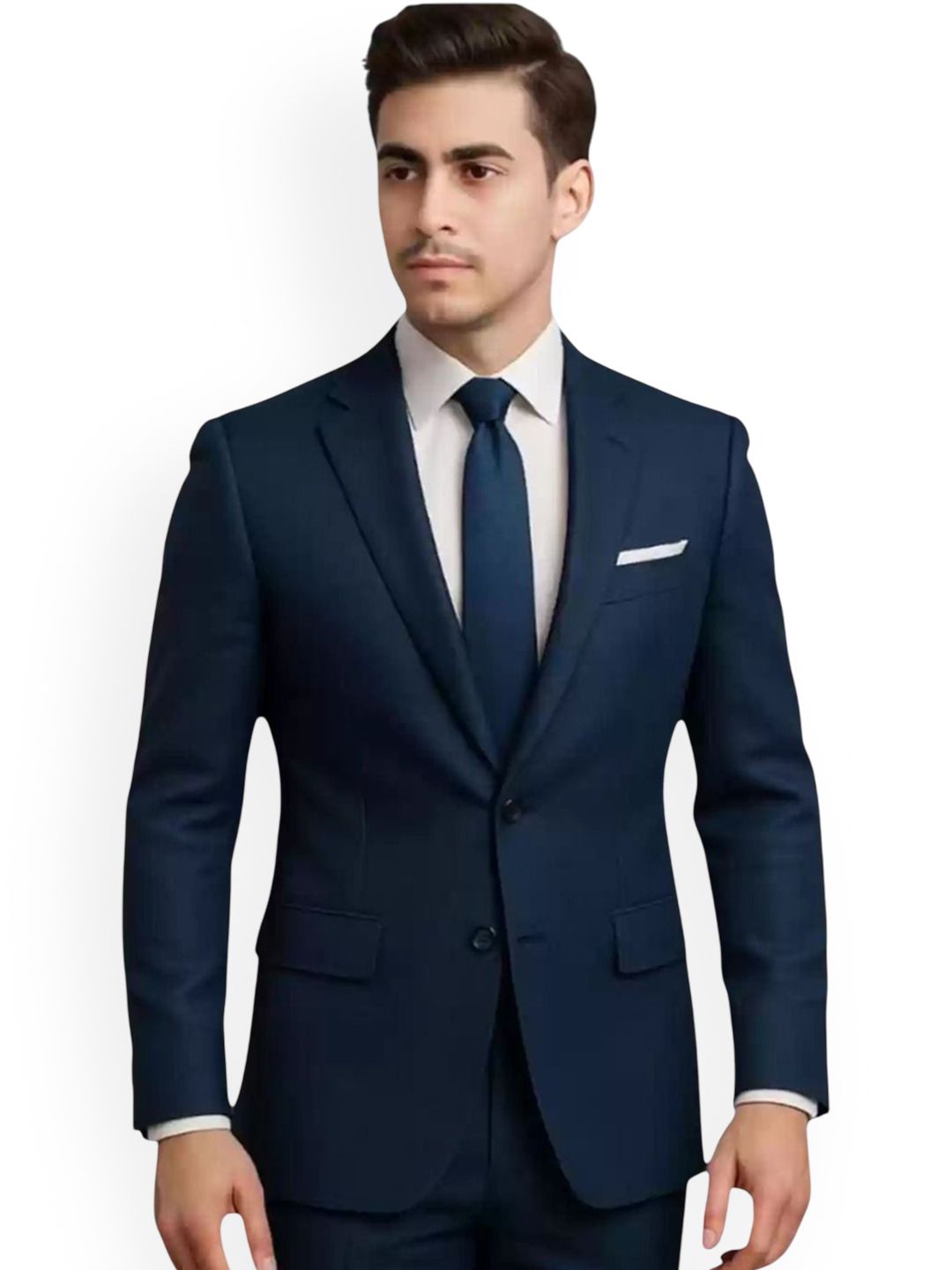 MEN BAZAR in Notched Lapel Slim-Fit Single-Breasted Blazer-picture-18