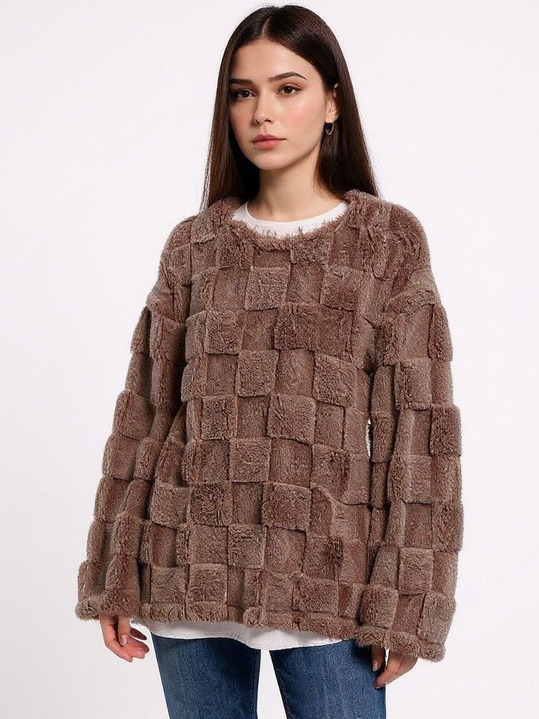 HERE&NOW Women Long Sleeves Round Neck Women Sweater-picture-26