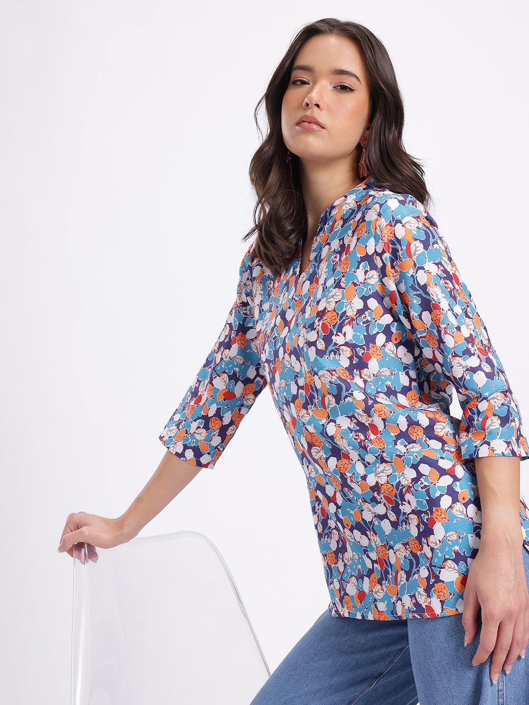Anouk Rustic Abstract Printed Kurti-image-29