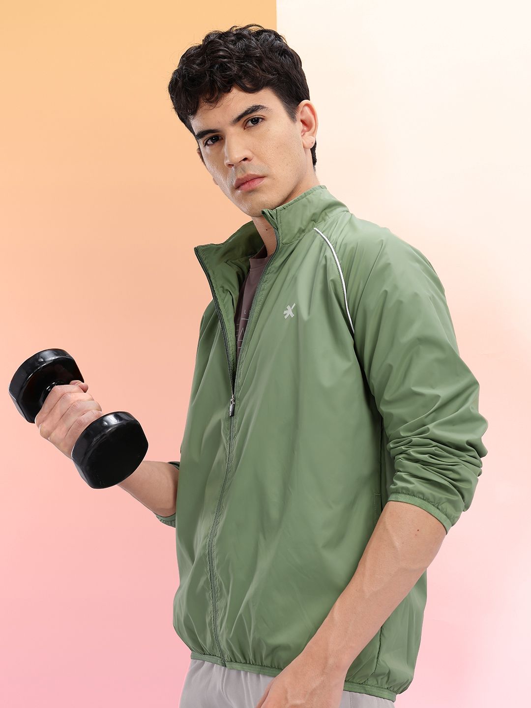 HRX by Hrithik Roshan Raglan Sleeves Rapid-Dry Paneled Training Jacket-picture-40
