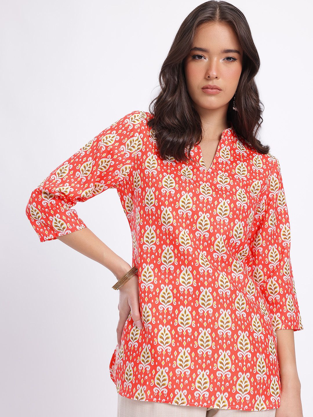 Anouk Rustic Ethnic Motifs Printed Kurti-picture-19
