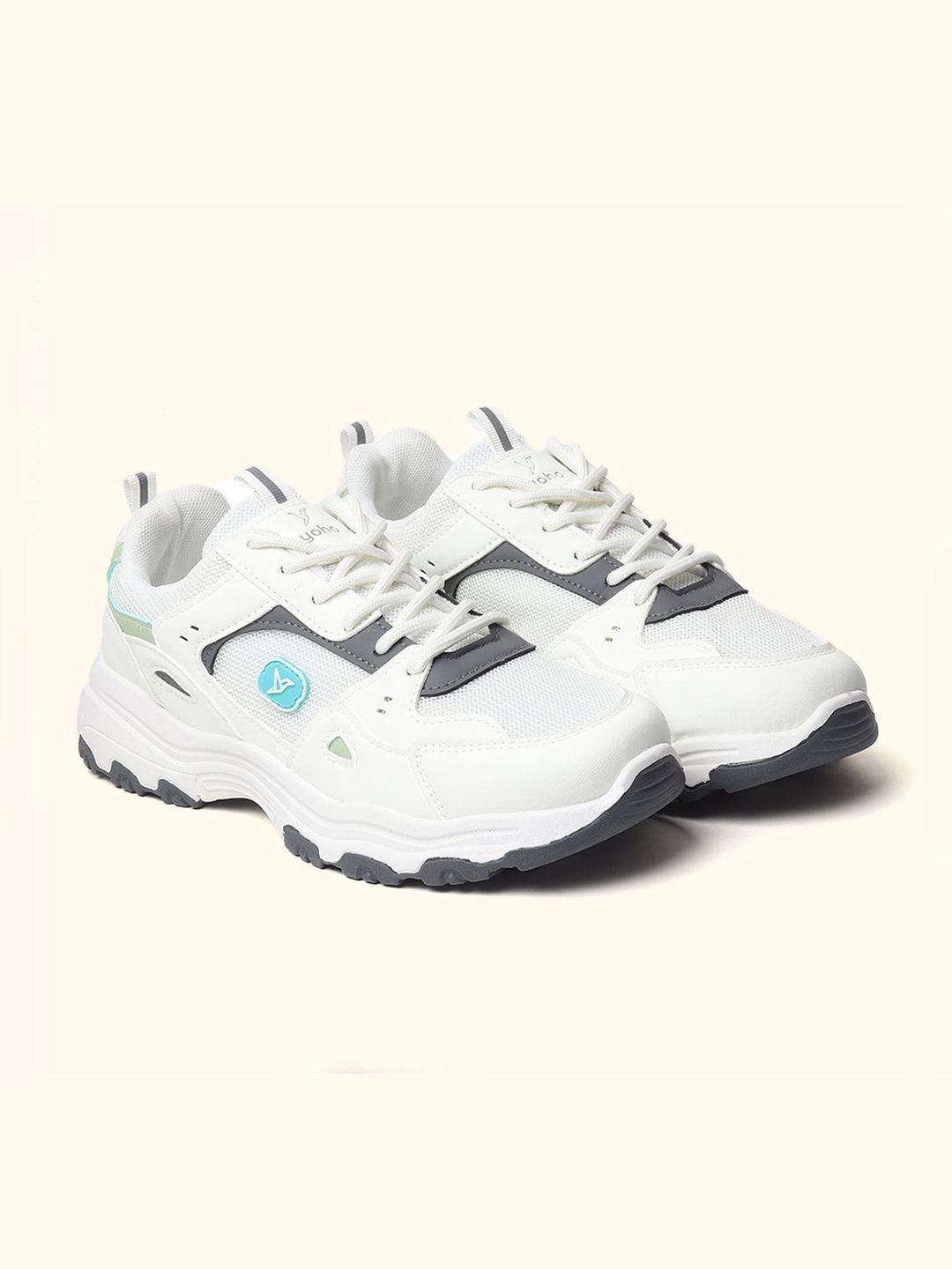 yoho Women Colourblocked Lace-Ups Round Toe Sneakers-picture-29