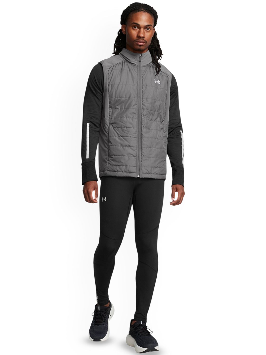 UNDER ARMOUR Men Mock Collar Solid Puffer Jacket-picture-29