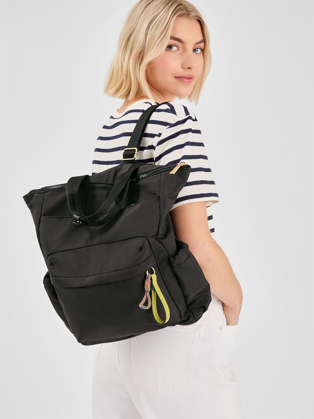 Accessorize London Women Ergonomic Strap Backpack - 17.55 L-picture-31