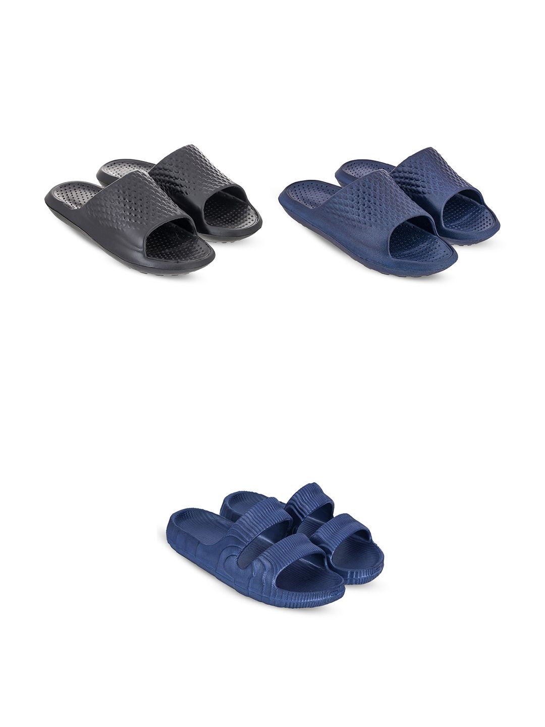 Feel alive Men Set Of 3 Ultra-Comfortable Lightweight Sliders-picture-23