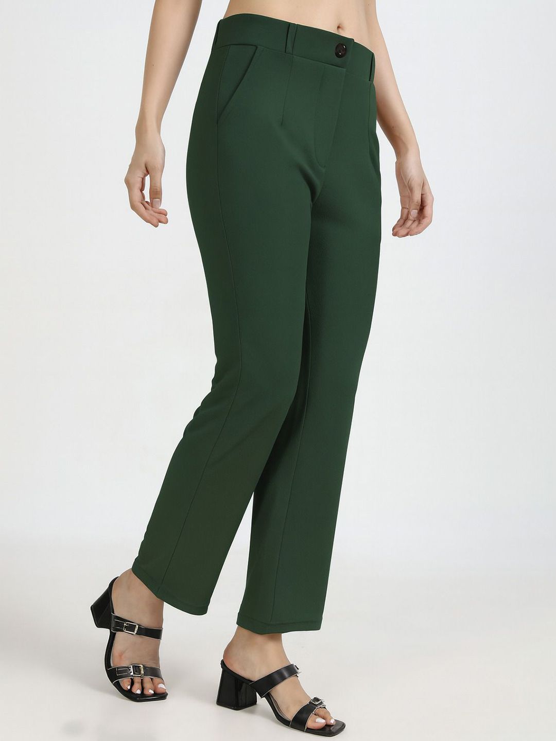 IndianRang Women Regular Fit Mid-Rise Wrinkle Free Regular Trousers-picture-40