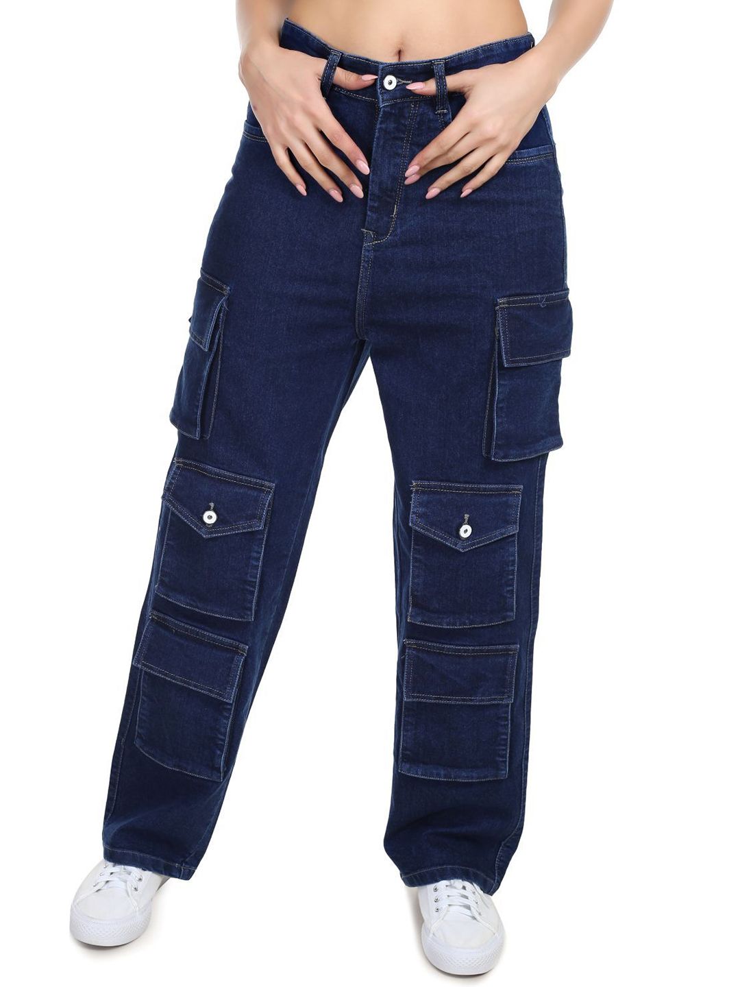 R.Code by The Roadster Life Co. Women Jean Relaxed Fit High-Rise Stretchable Jeans-image-49