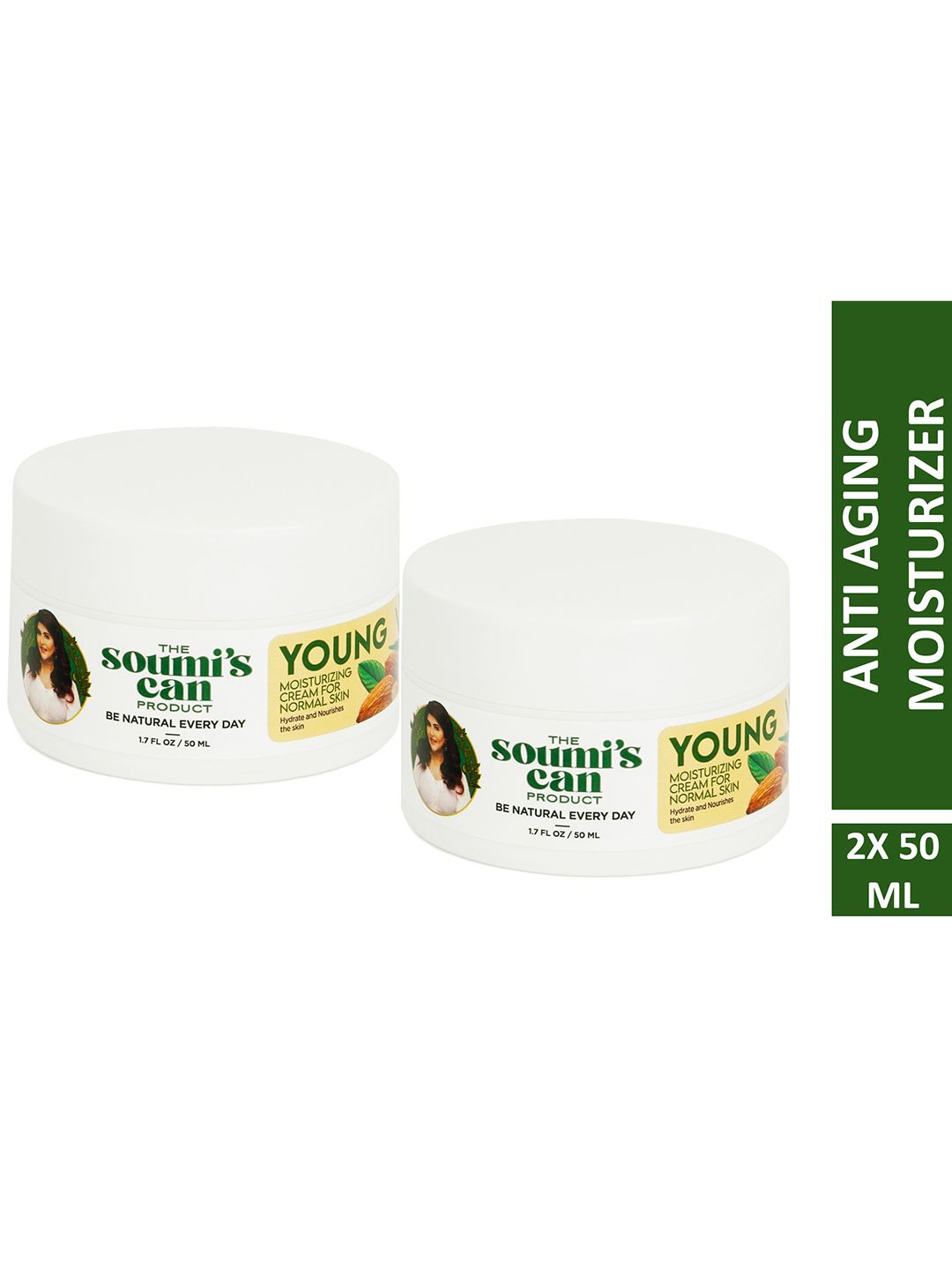 THE SOUMI'S CAN PRODUCT Set Of 2 Young Moisturizing Cream With Alove Vera - 50 ml Each-image-48