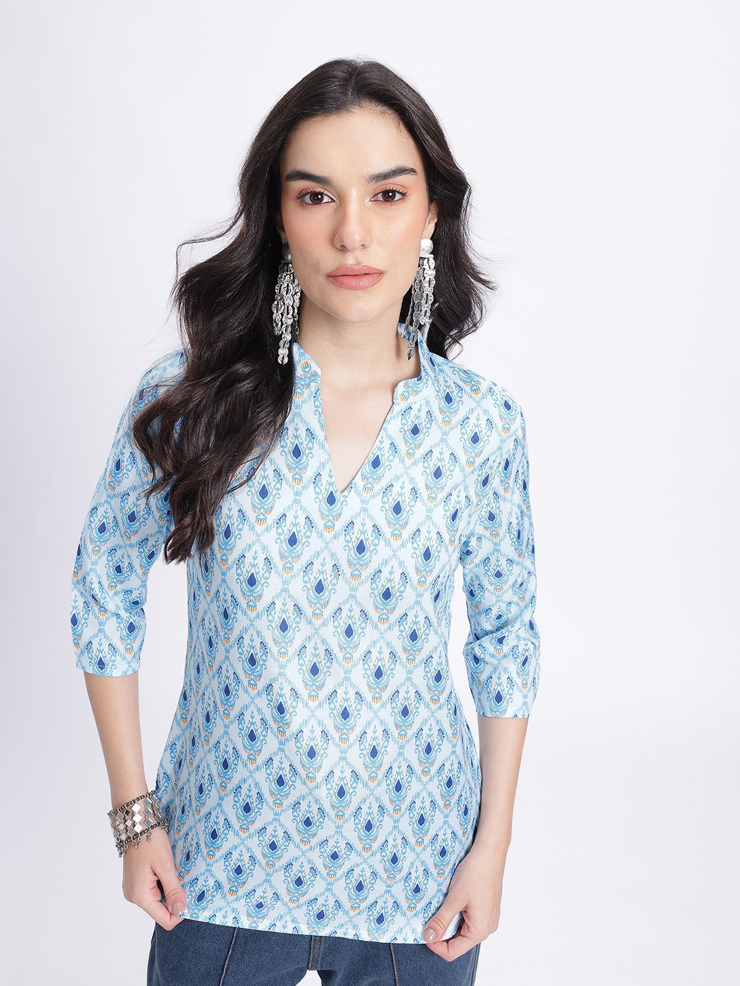 Anouk Rustic Ethnic Motifs Printed Kurti-picture-16