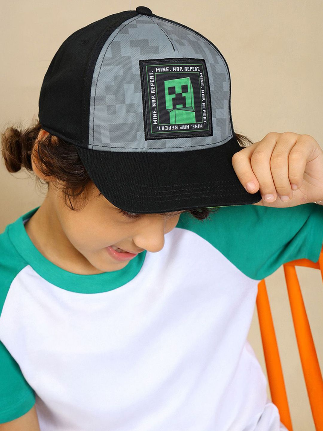 Kids Ville Boys Minecraft Printed Baseball Cap-picture-13