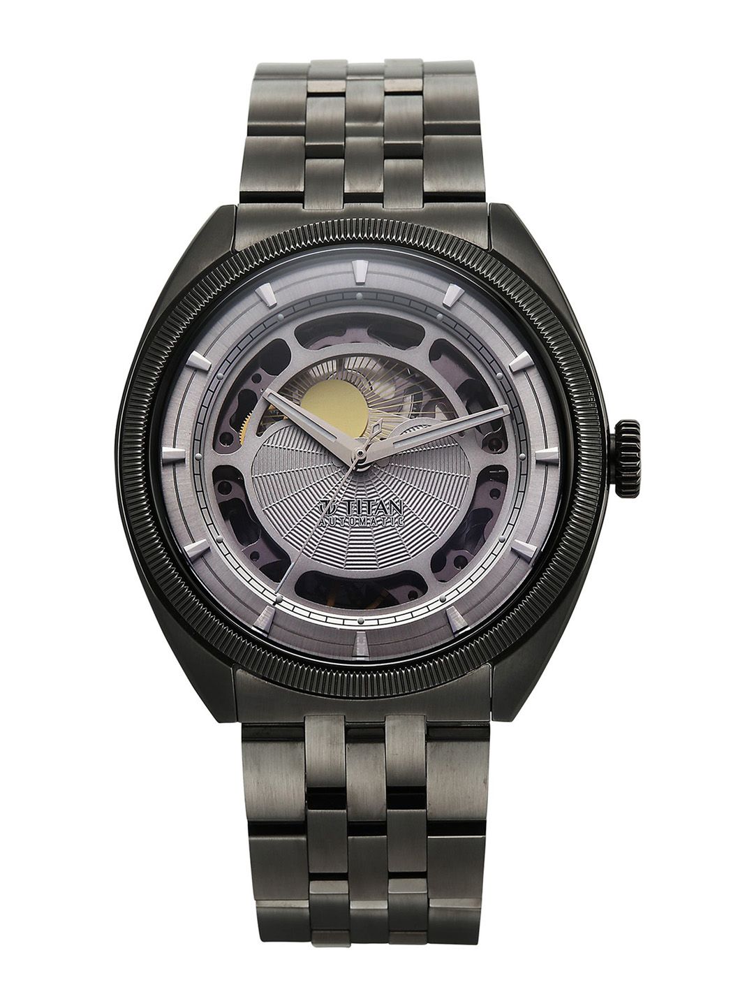 Titan Stellar Cupola Men Dial & Straps Analogue Automatic Motion Powered Watch 10011QM02-picture-10