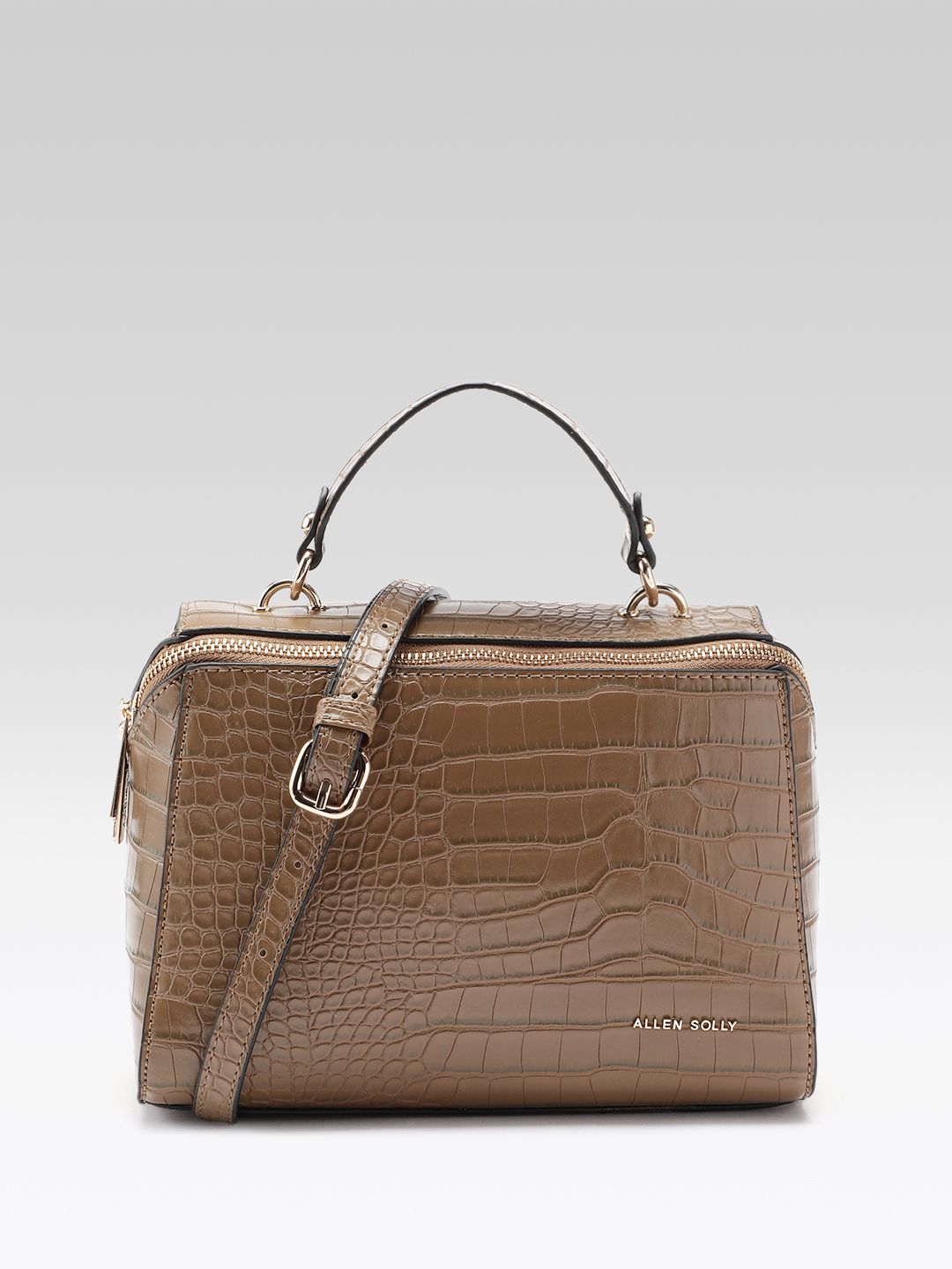 Allen Solly Animal Textured Structured Handheld Bag-picture-11