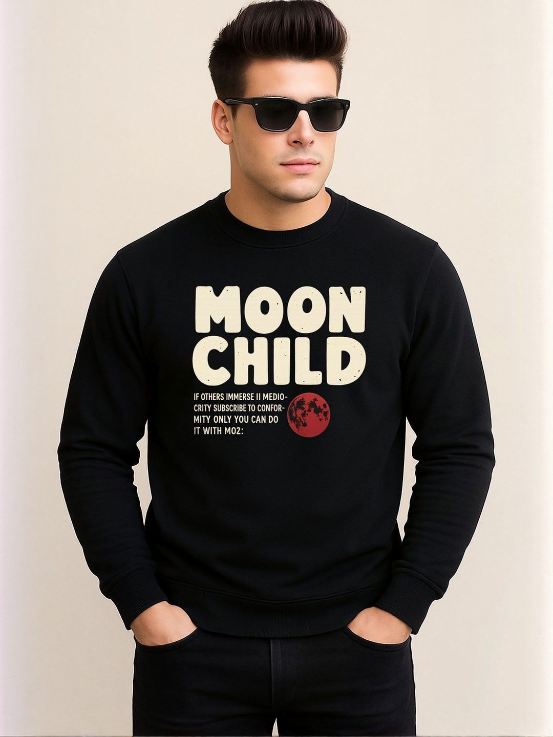 SZN Men Printed Typography Sweatshirt-picture-24