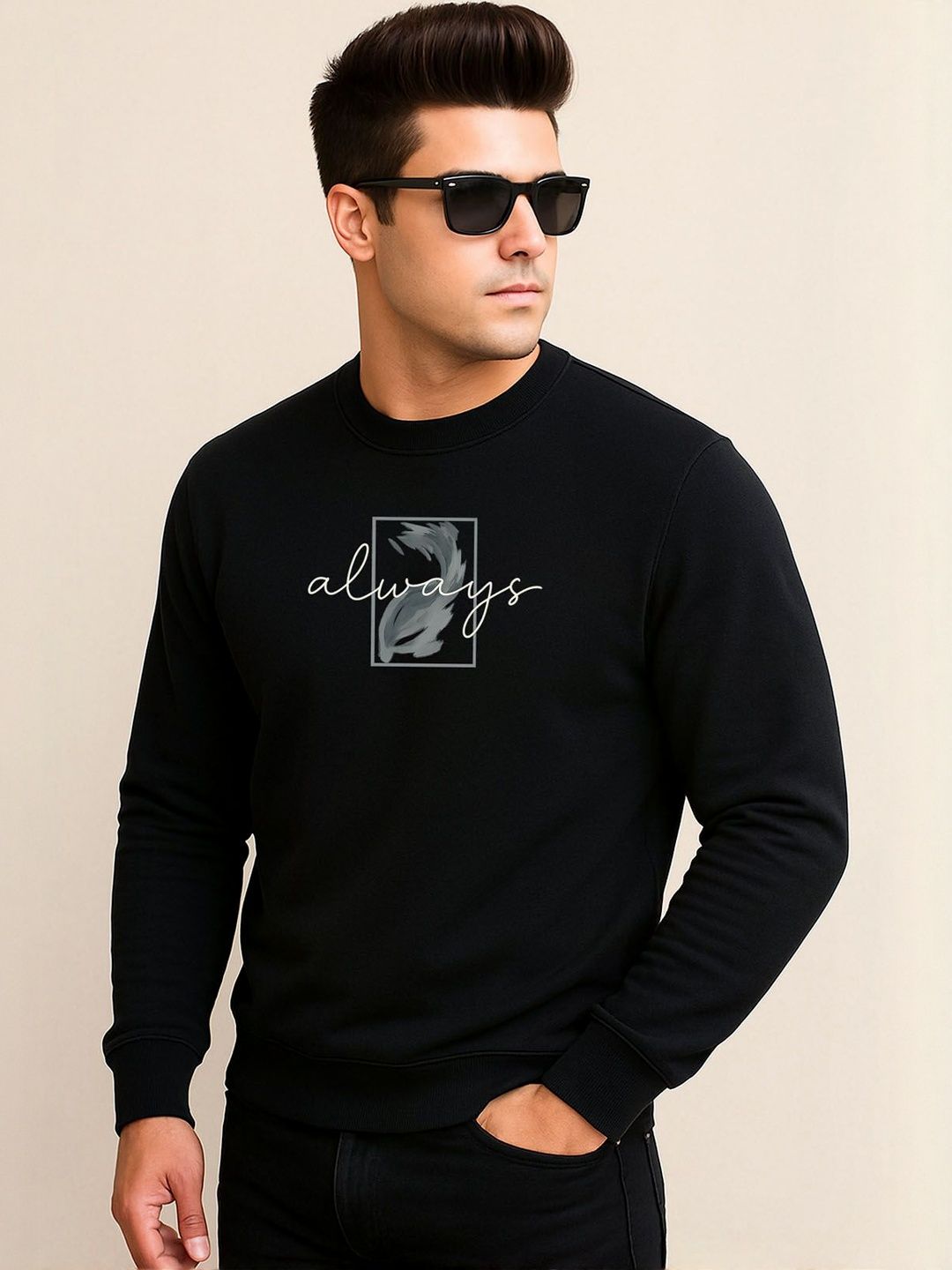 SZN Men Fleece Printed Sweatshirt-picture-50