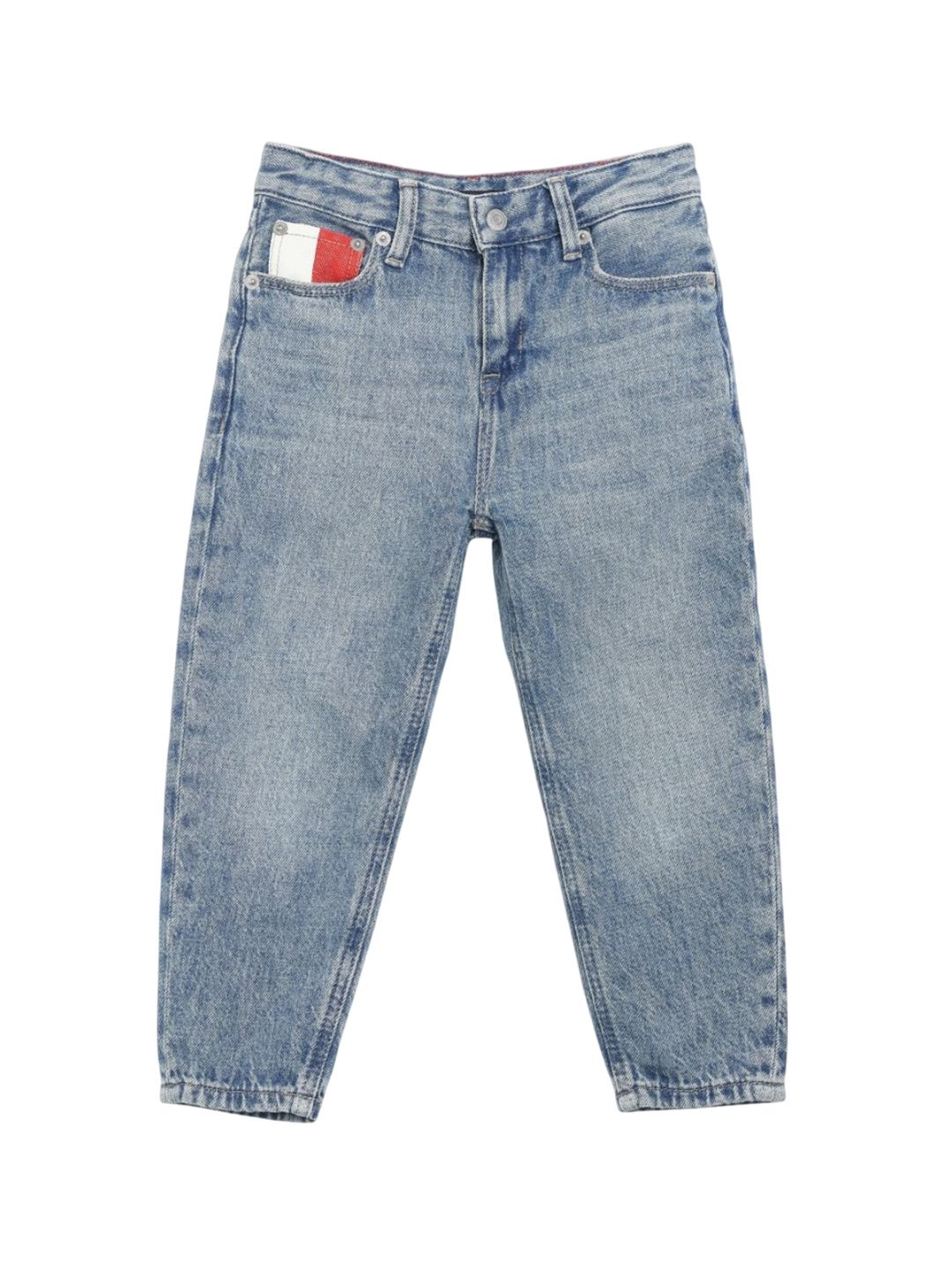 Tommy Hilfiger Boys Regular Fit Mid-Rise Heavy Fade Jeans-picture-26