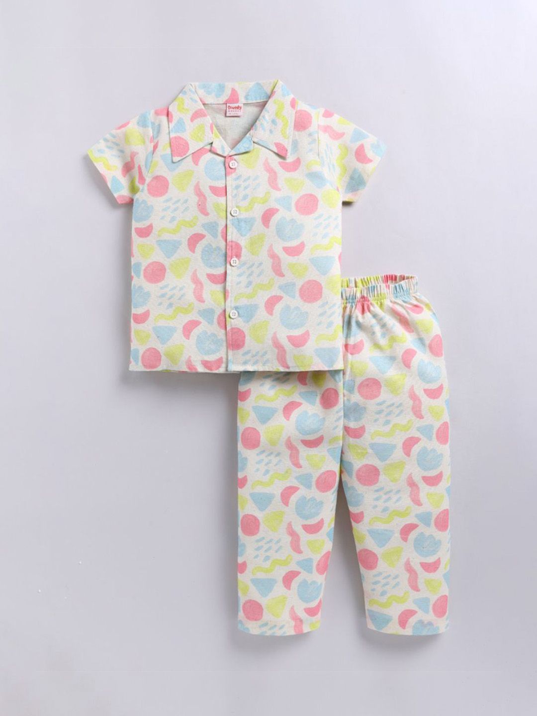 SNUGGLY MONKEY Unisex Kids Printed Night suit-picture-31