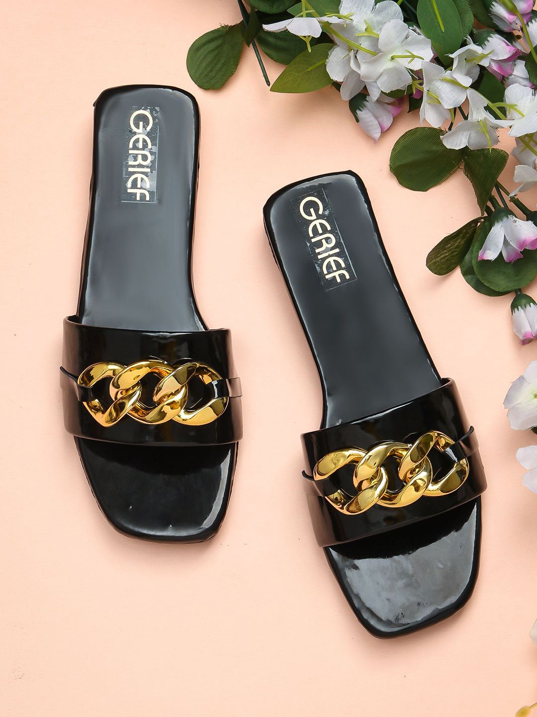 GERIEF Women Open Toe Flats-picture-35