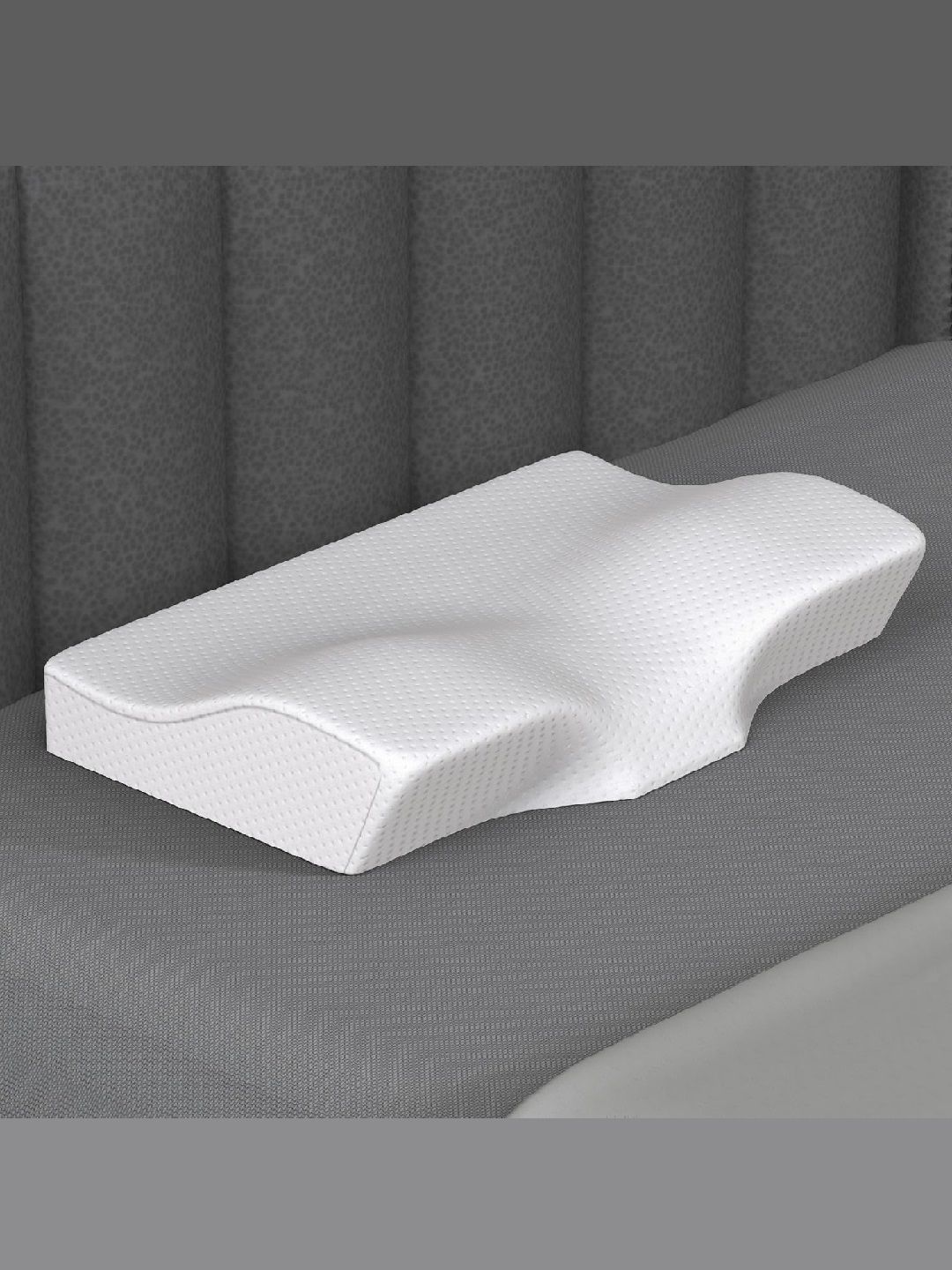 AD-RML White Memory Foam Filled Cotton Lightweight Pillow-picture-27