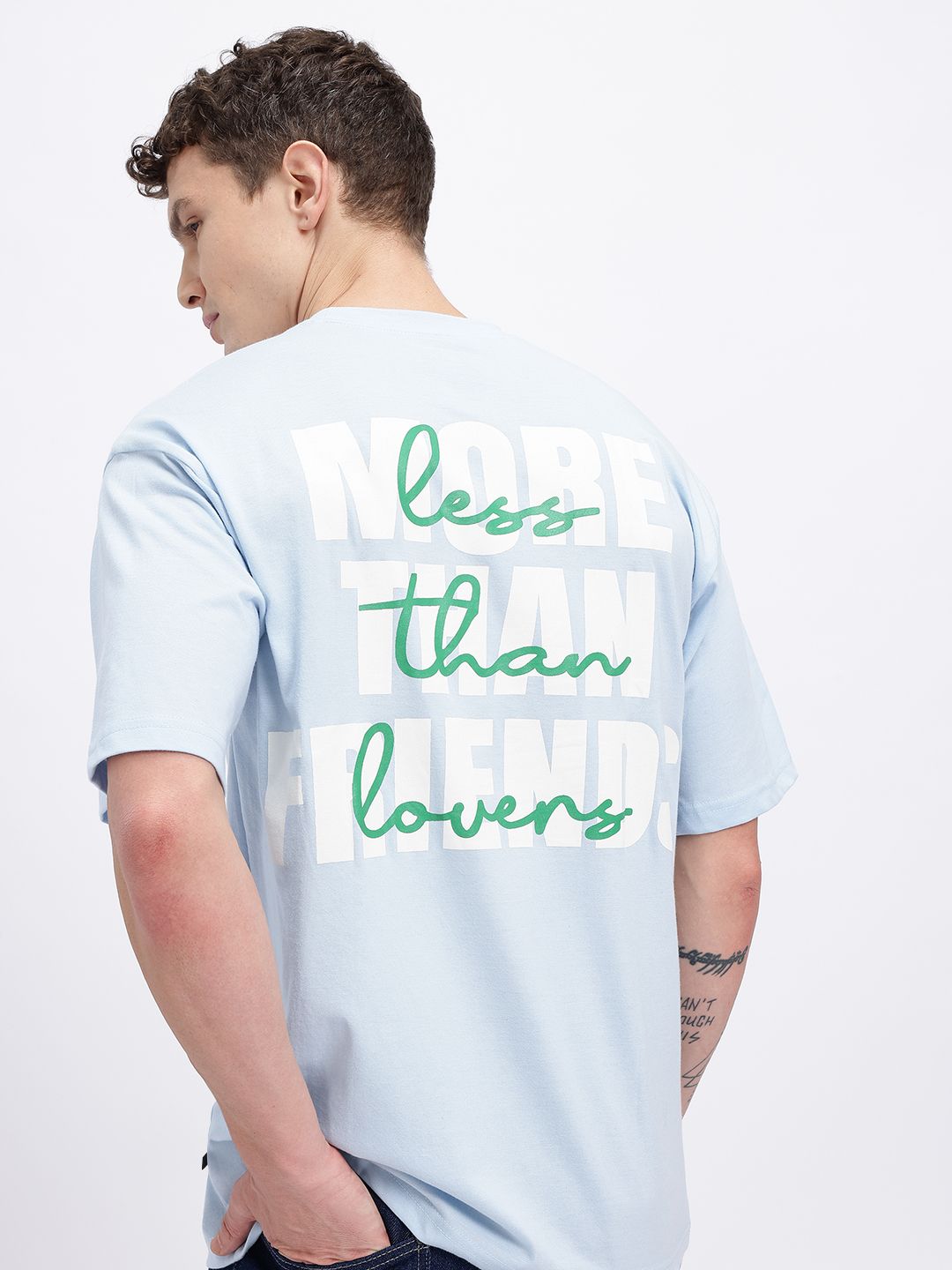 glitchez Typography Print Oversized T-shirt-picture-40