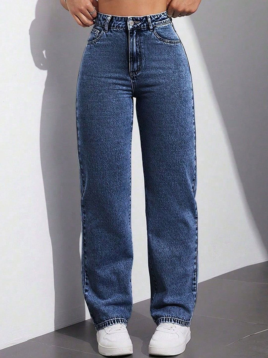 R.Code by The Roadster Life Co. Women Boyfriend Flared High-Rise Stretchable Jeans-image-17