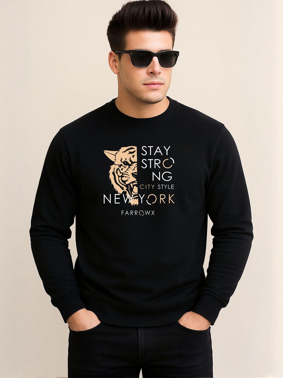 SZN Men Graphic Printed Fleece Sweatshirt-picture-35