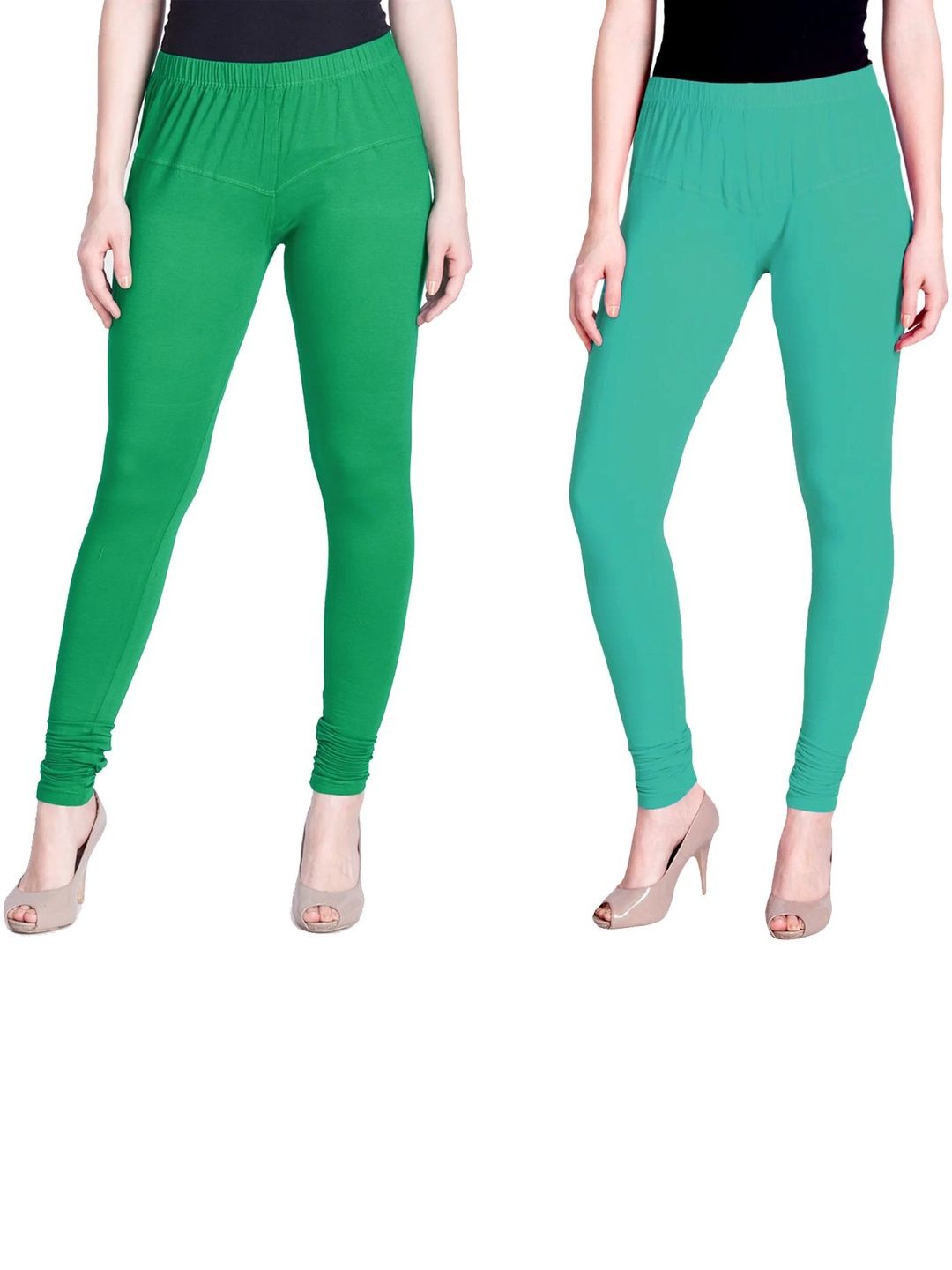 Navkar Crafts Women Pack of 2 Cotton Ankle Length Leggings-picture-23