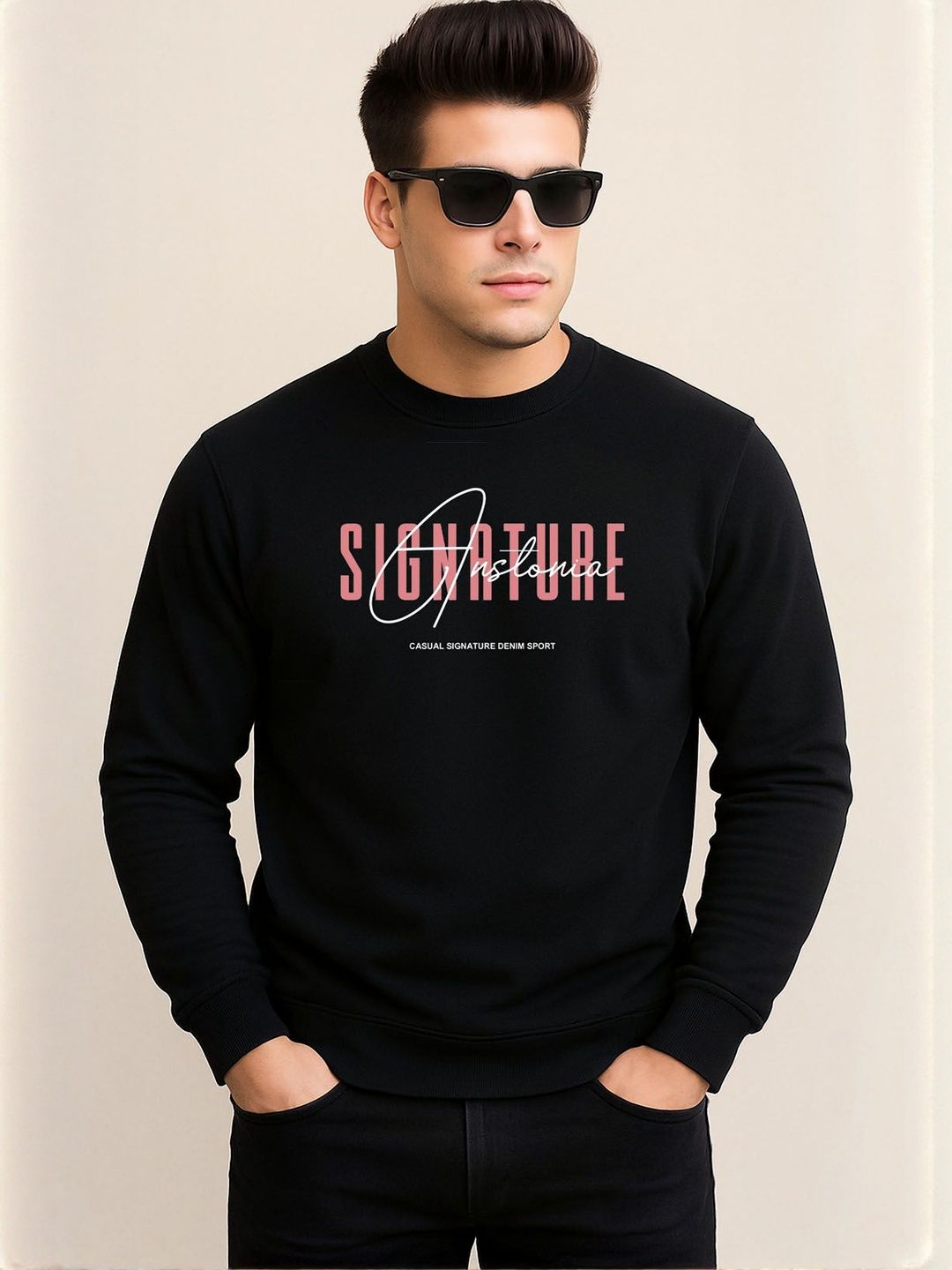 SZN Men Black Printed Sweatshirt-picture-49