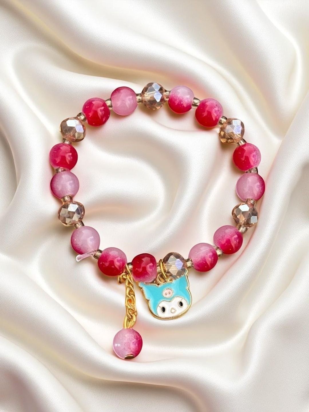 AccessHer Women Beaded Elasticated Charm Bracelet-picture-11