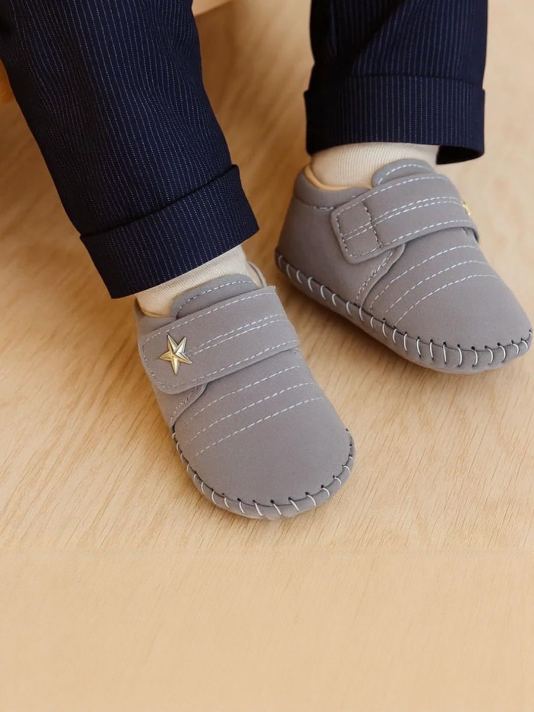 NESKA MODA Unisex Kids Cotton Booties-picture-18