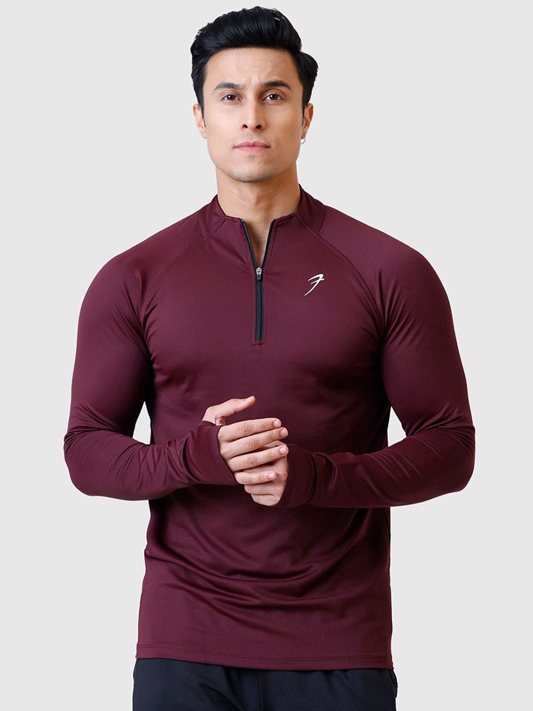 FUAARK High Neck Anti Odour Slim Fit T-shirt-image-30