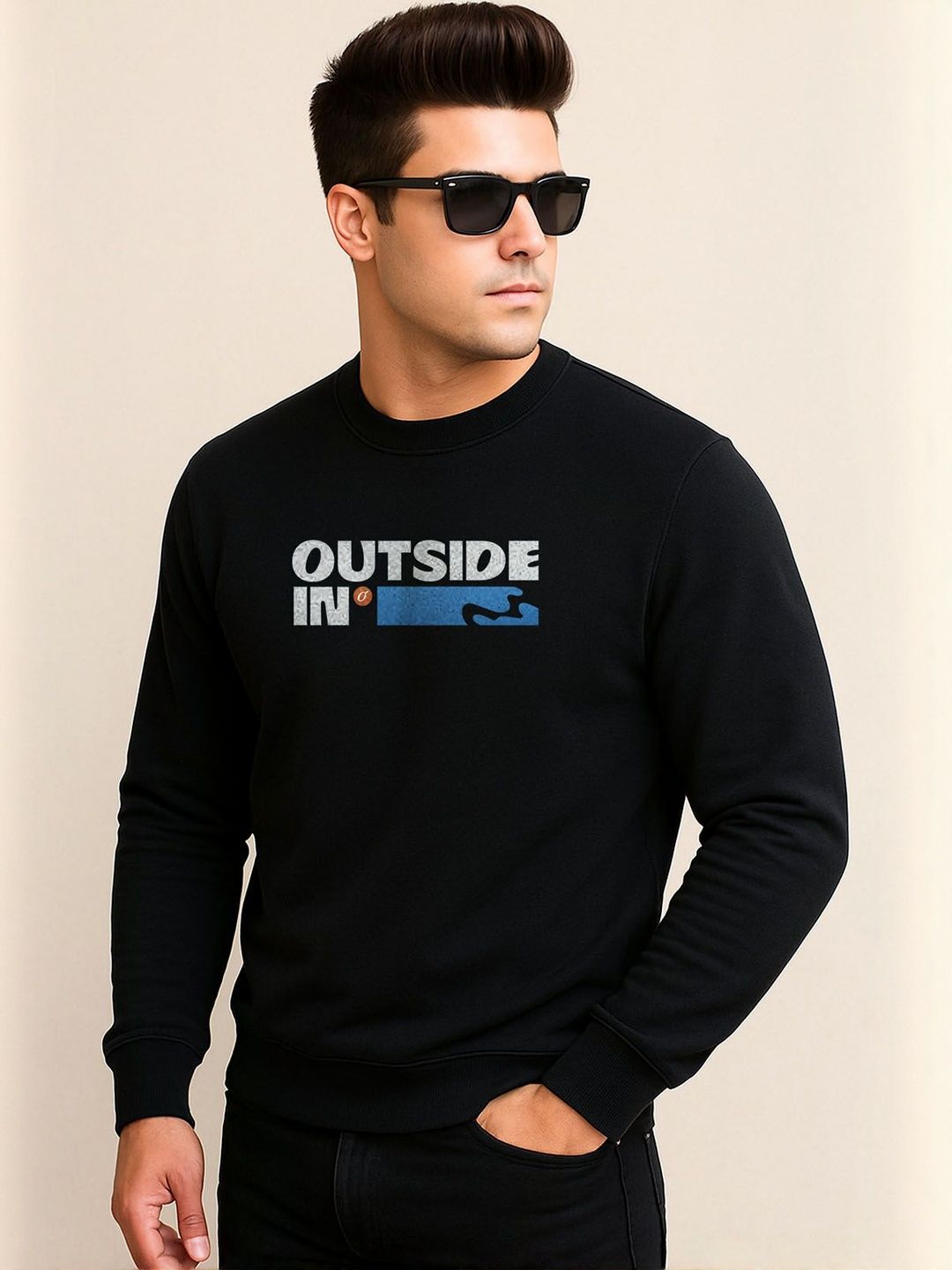 SZN Men Black Fleece Printed Sweatshirt-picture-19
