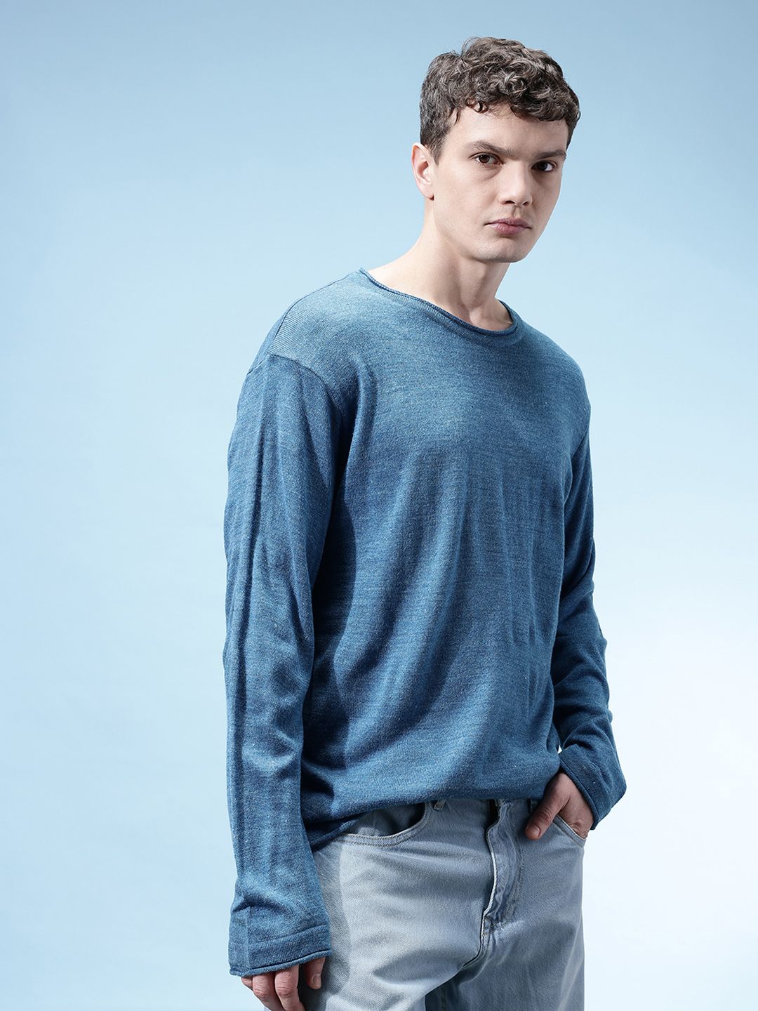 glitchez Raw Edge Relaxed Pullover-picture-30