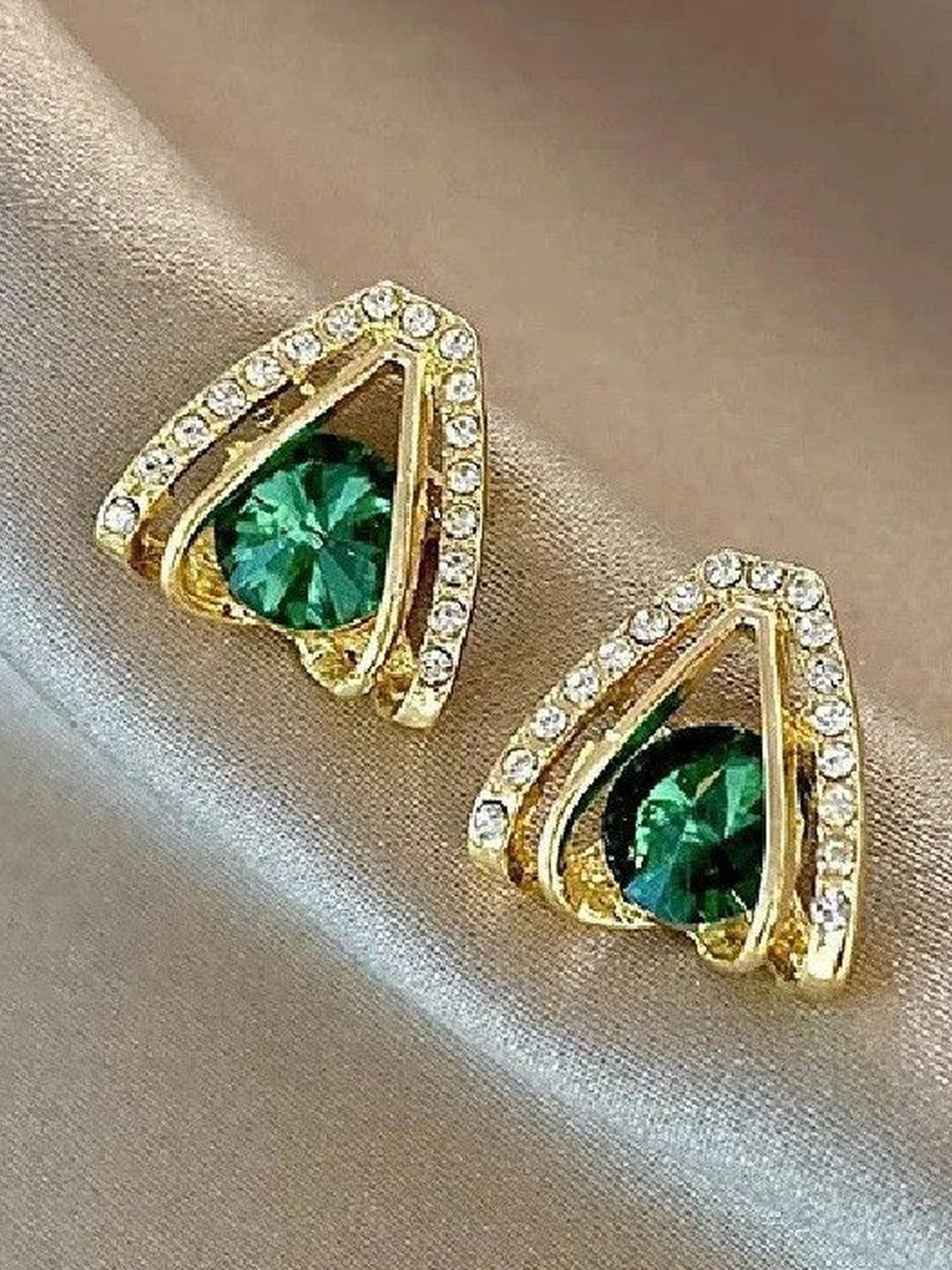 Vivity Gold-Plated Alloy Earrings-picture-35