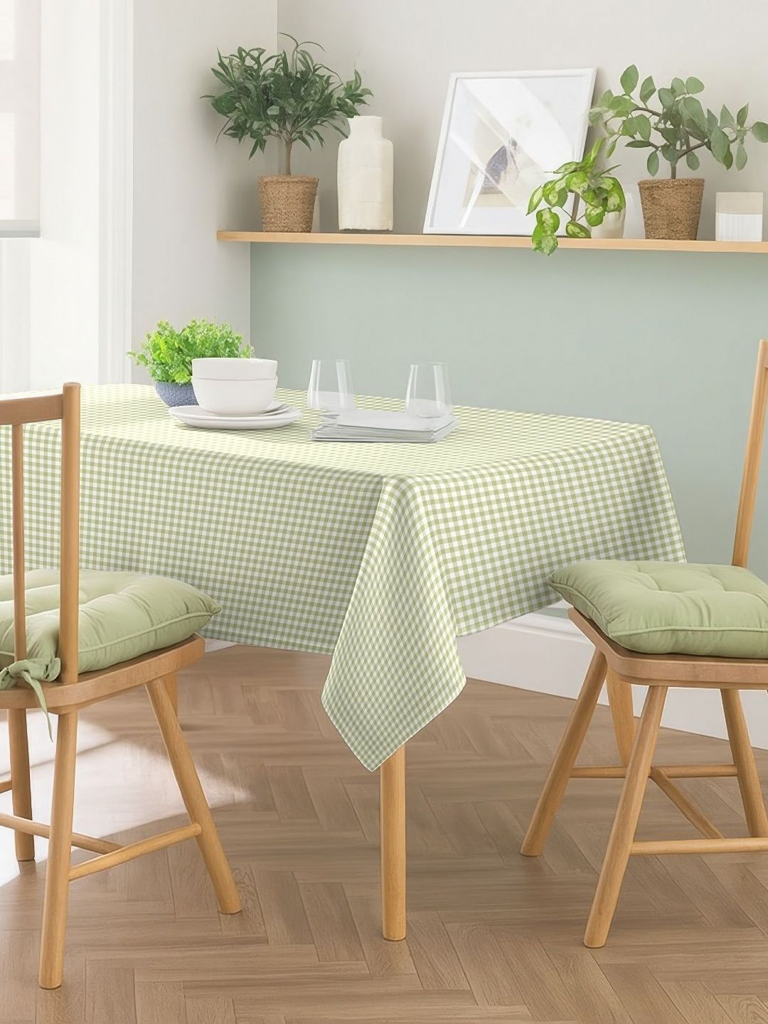 CASABLEU Green 6-Seater Table Cover-picture-33