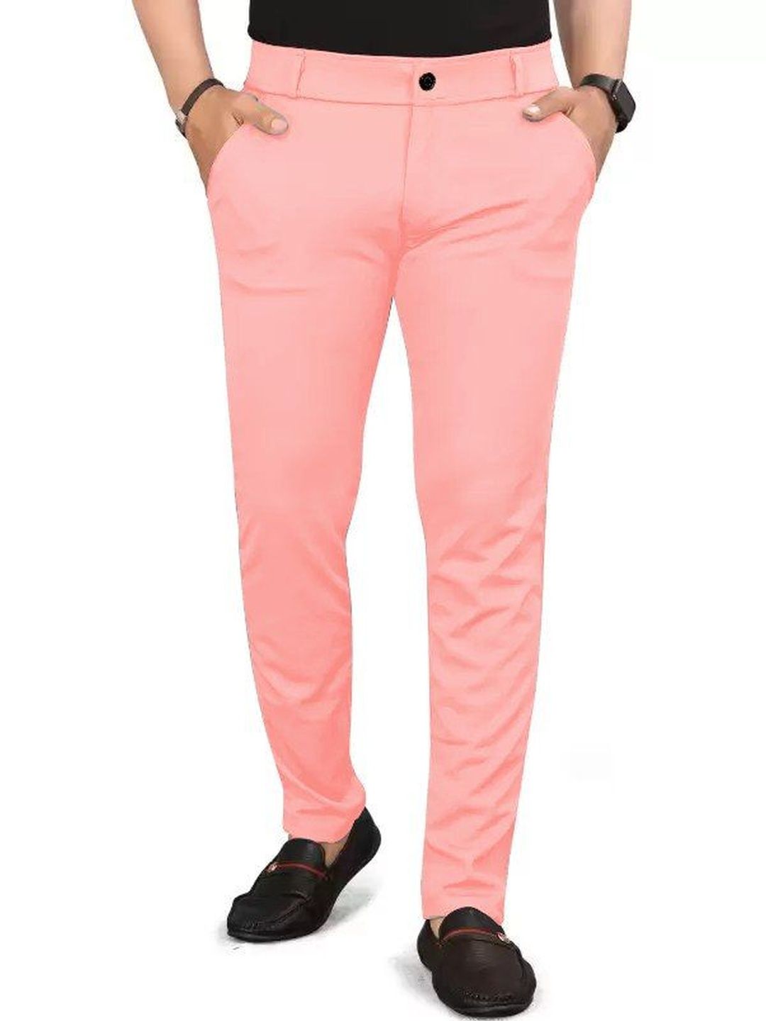 COMBRAIDED Men Polyester Slim Fit Trousers-picture-23