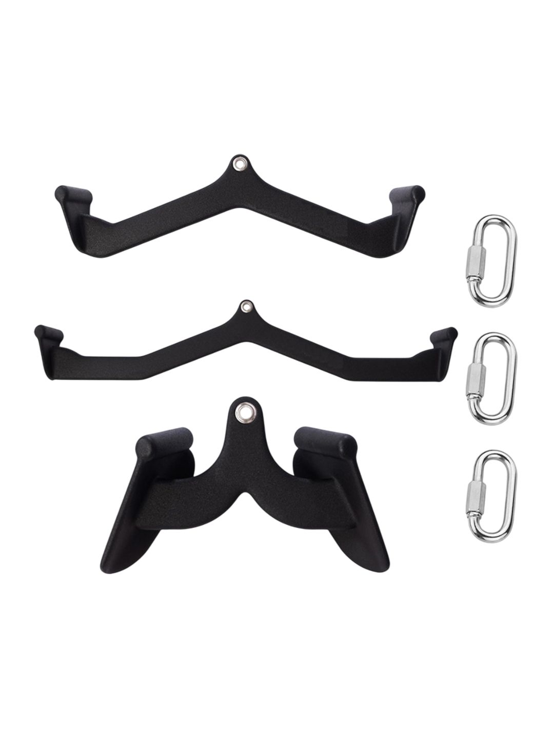 HackerX Set Of 4 Adjustable LAT Pulldown With Oval Lock Workout Accessories-picture-14