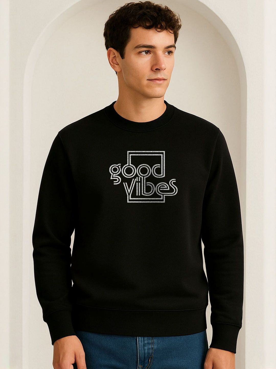 SZN Men Printed Fleece Long Sleeves Sweatshirt-picture-23