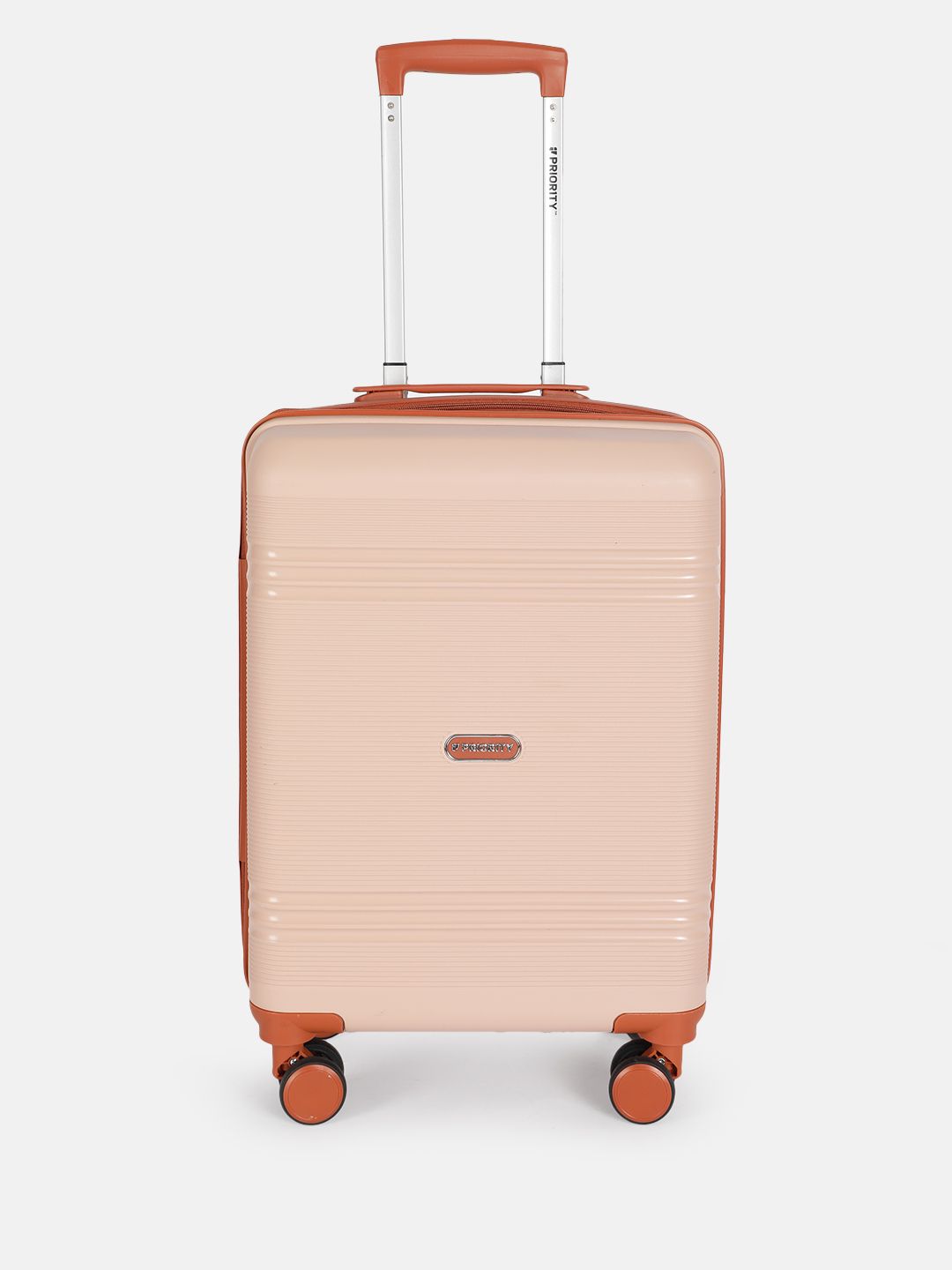 Priority Unisex Textured 360 Degree Rotation Hard Sided Cabin Trolley Bag - 48.38 L-image-29