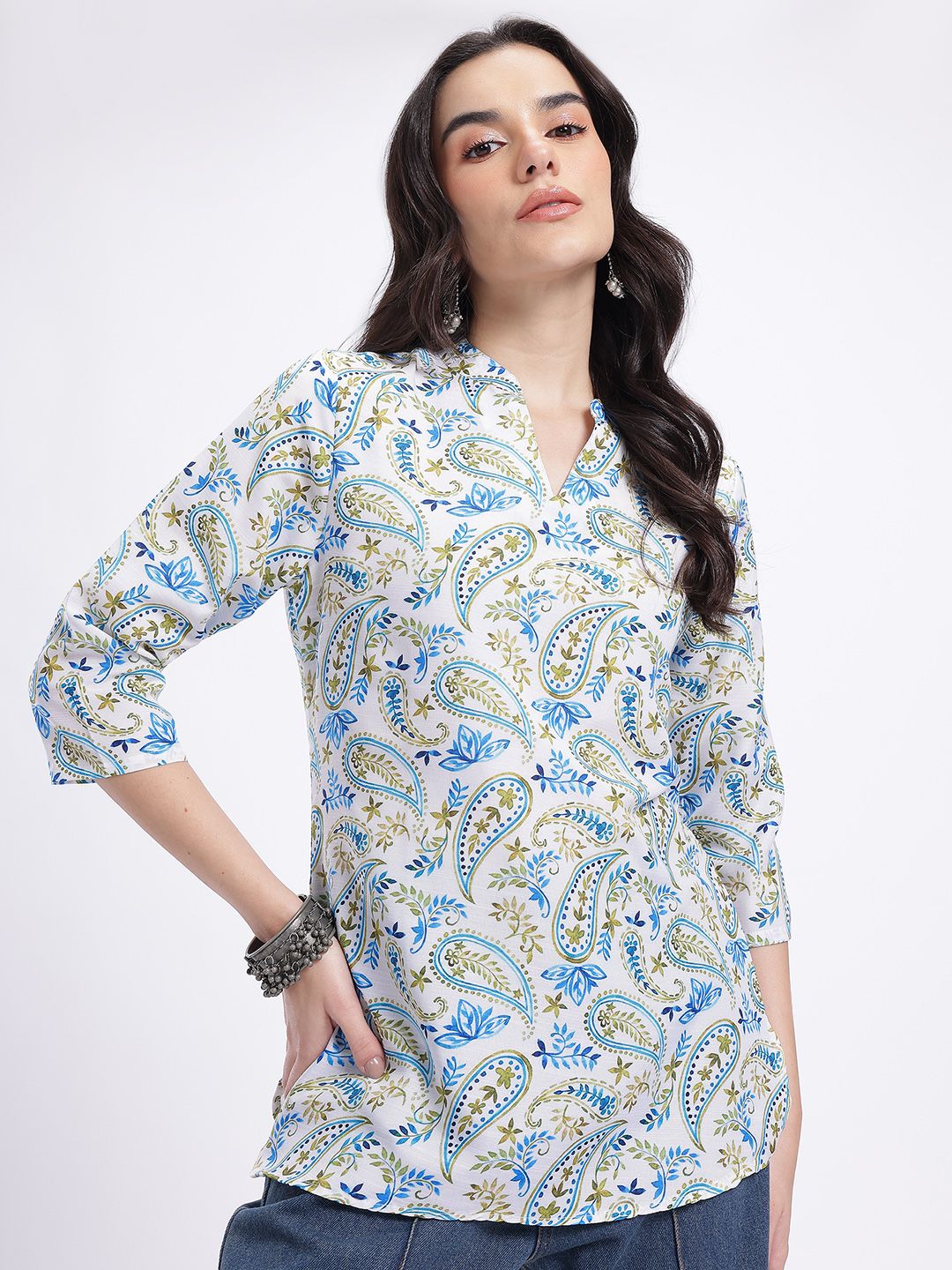 Anouk Rustic Paisley Printed Kurti-picture-31