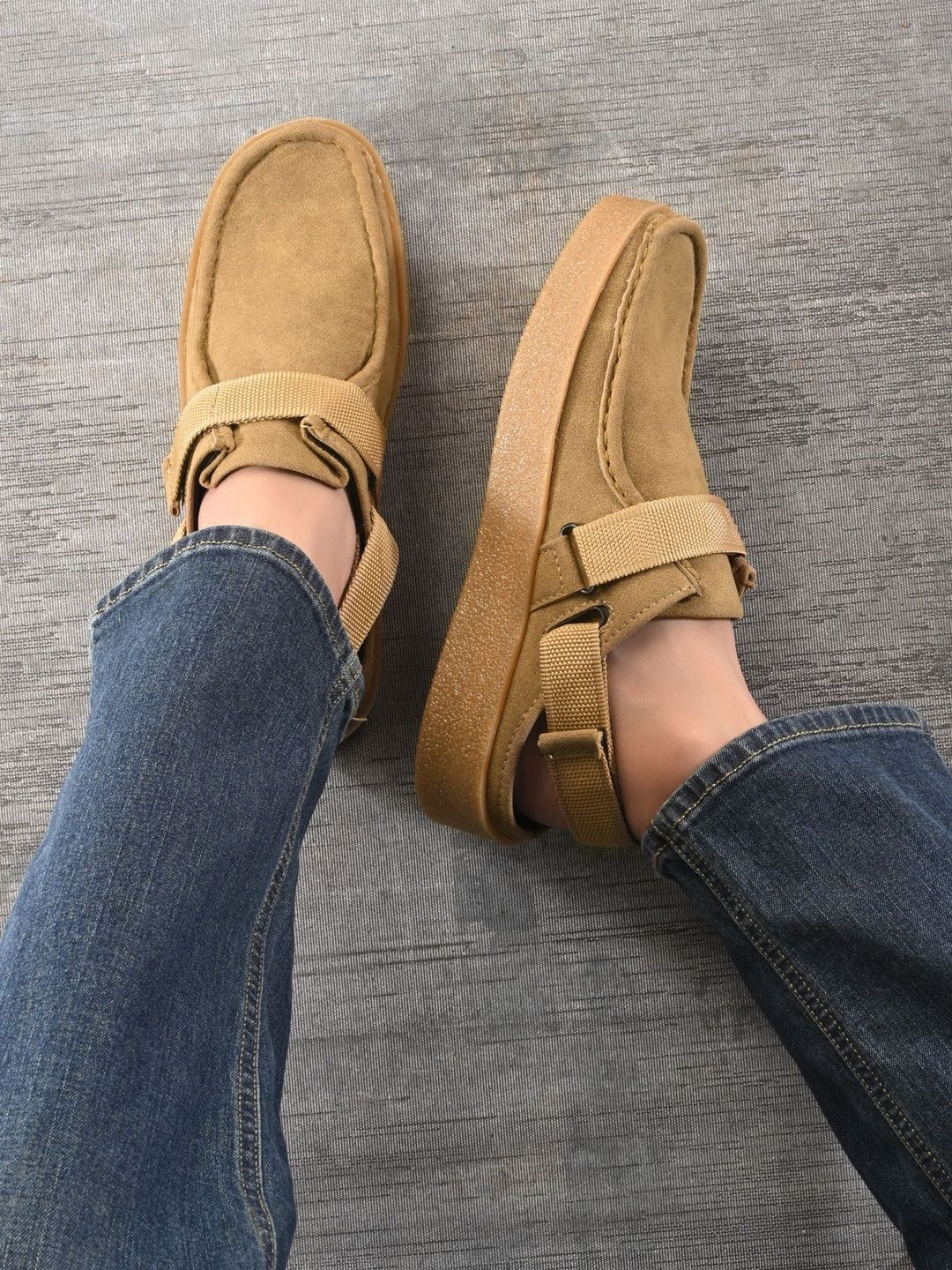 Roadster Men Synthetic Suede Shoe-Style Sandals-picture-26