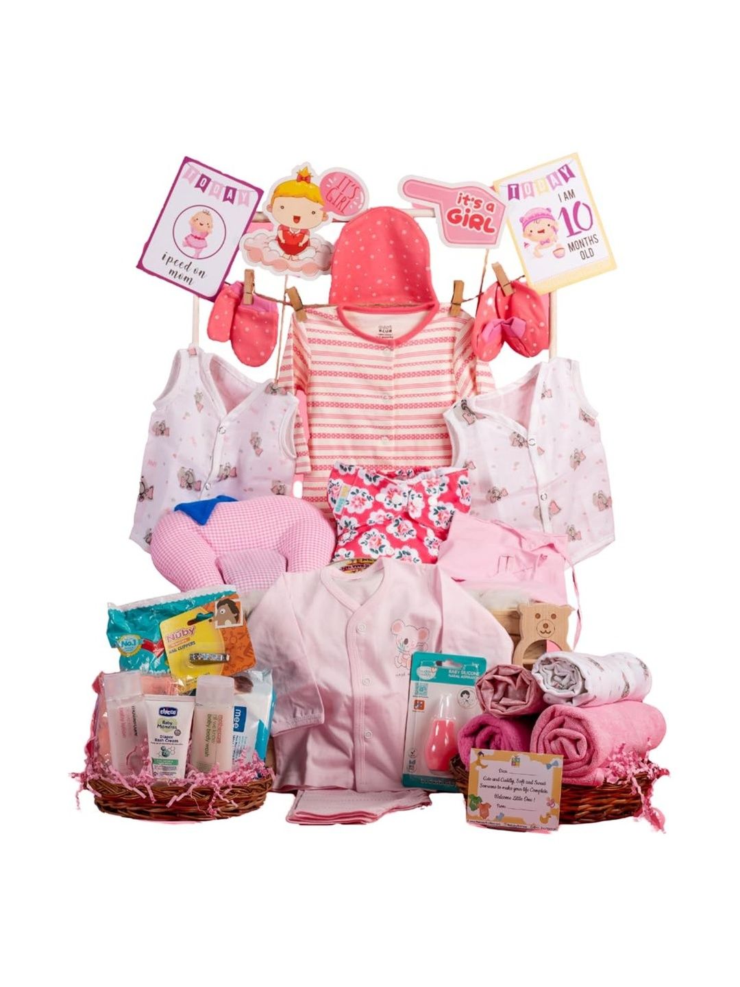 The Baby First Box 25 Pieces Newborn Essentials Gift Box-picture-19