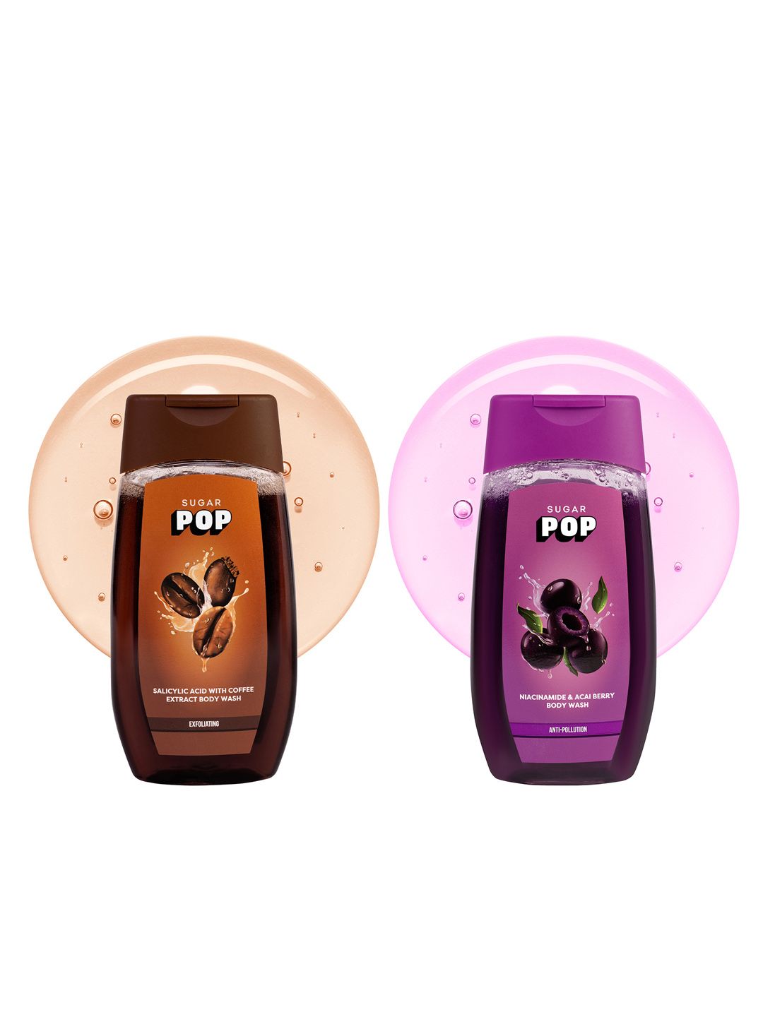 SUGAR POP Set of Acai Berry Anti-Pollution & Coffee Exfoliating Body Wash - 250 ml each-image-48