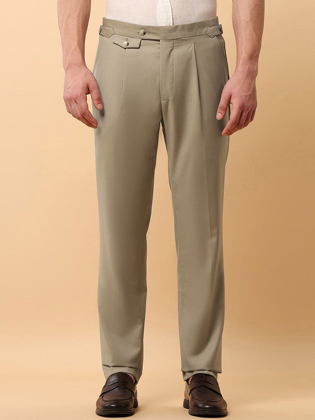 U.S. Polo Assn. Men Straight Fit High-Rise Pleated Trousers-picture-21