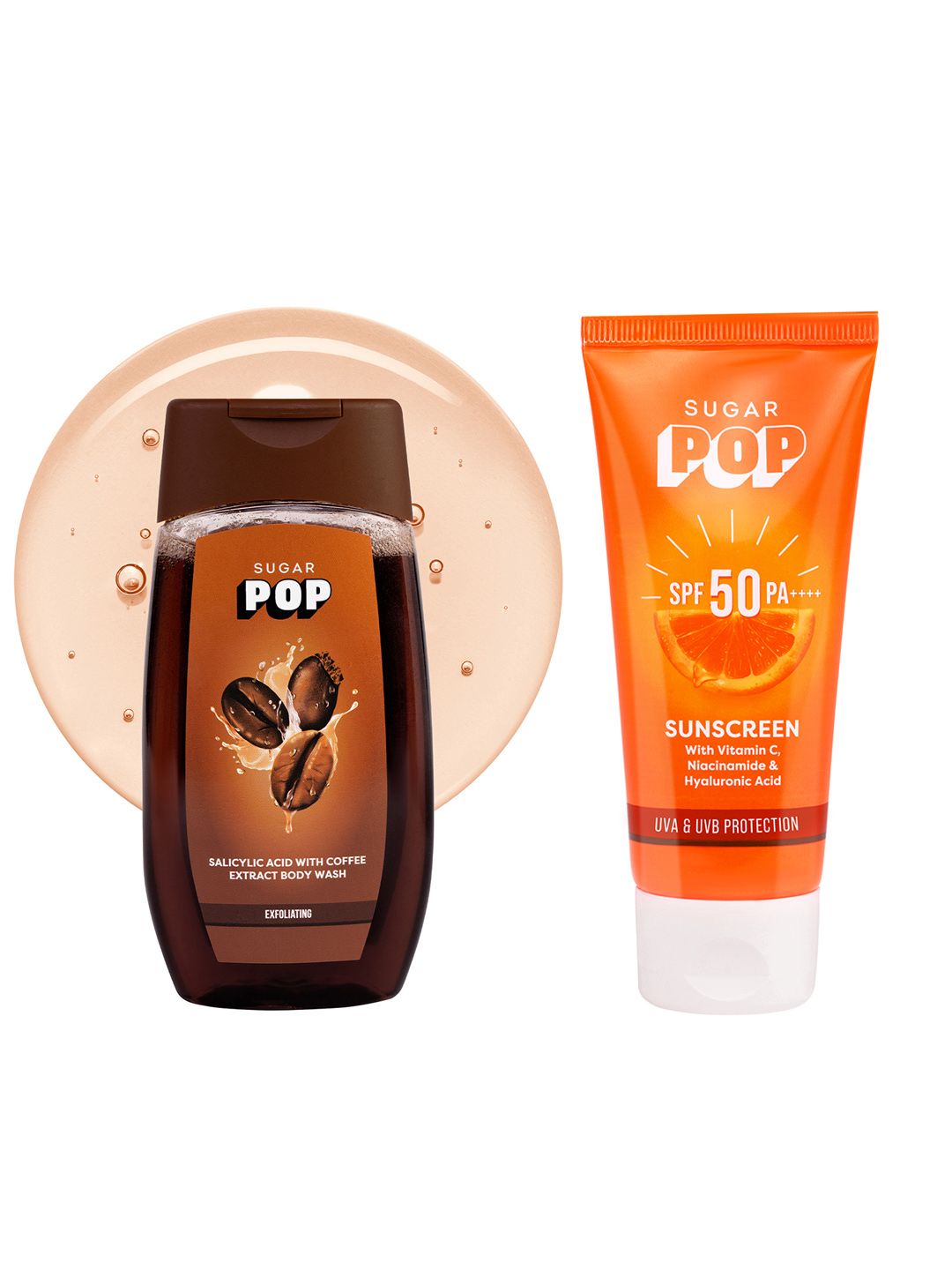 SUGAR POP Set of SPF50 Sunscreen - 30g & Coffee Exfoliating Body Wash - 250ml-picture-36