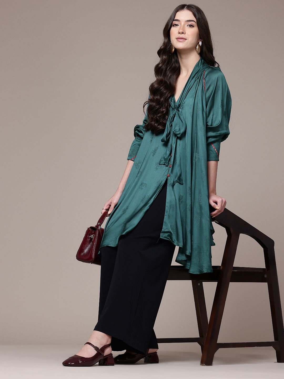Ritu Kumar Asymmetric Longline Top-picture-18
