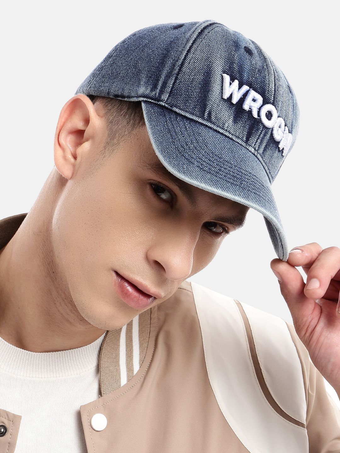 WROGN Men Embroidered Snapback Cap-image-24