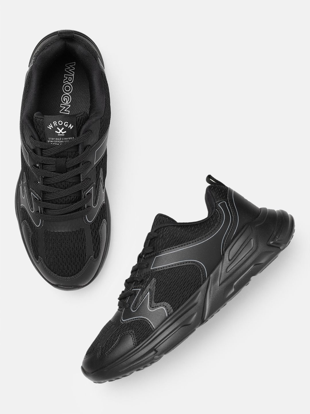 WROGN Men Woven Design Sneakers-picture-19